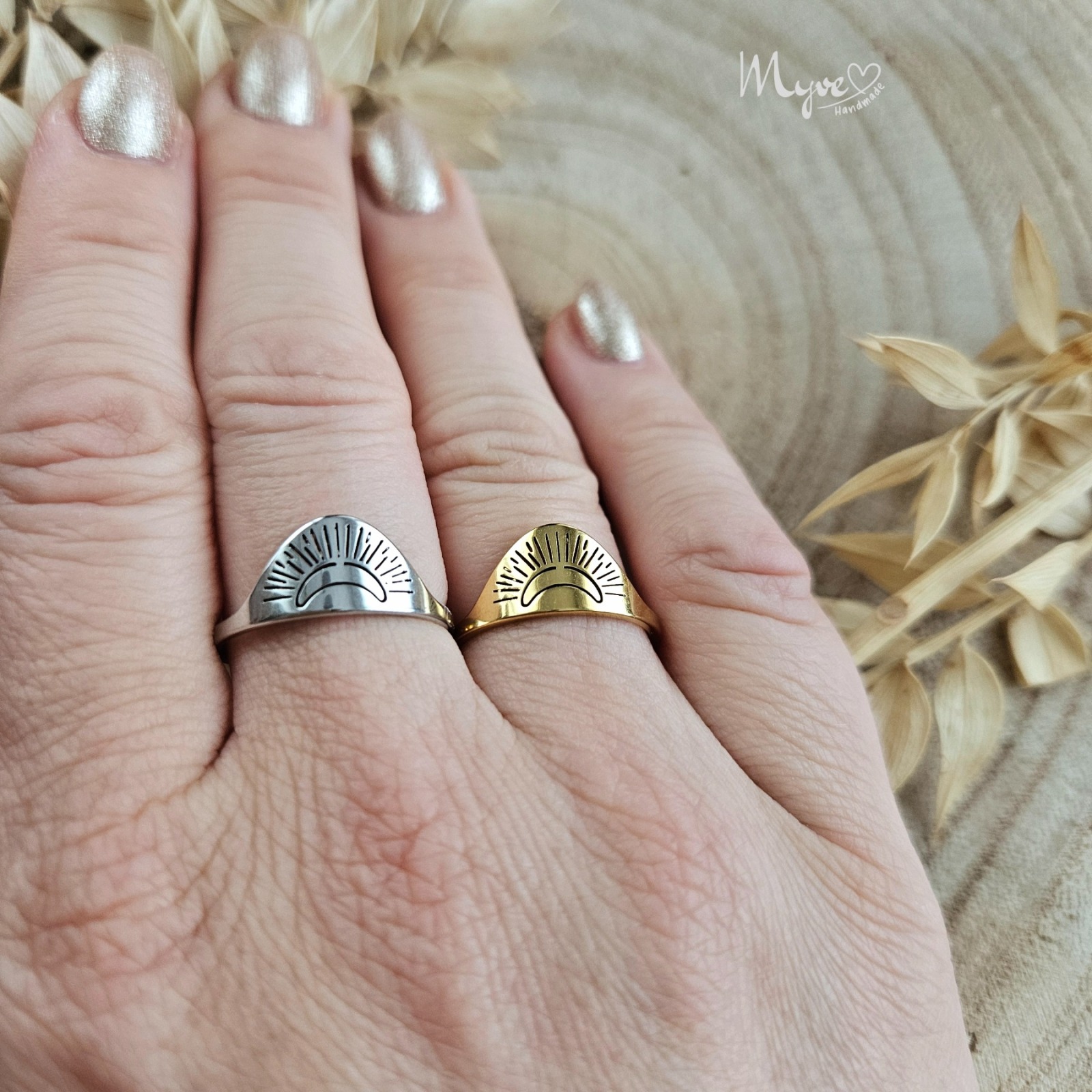 Sonnen Ringe, spiritueller Schmuck, Damenring, Statement Ring, spirituelle Ringe, verstellbare