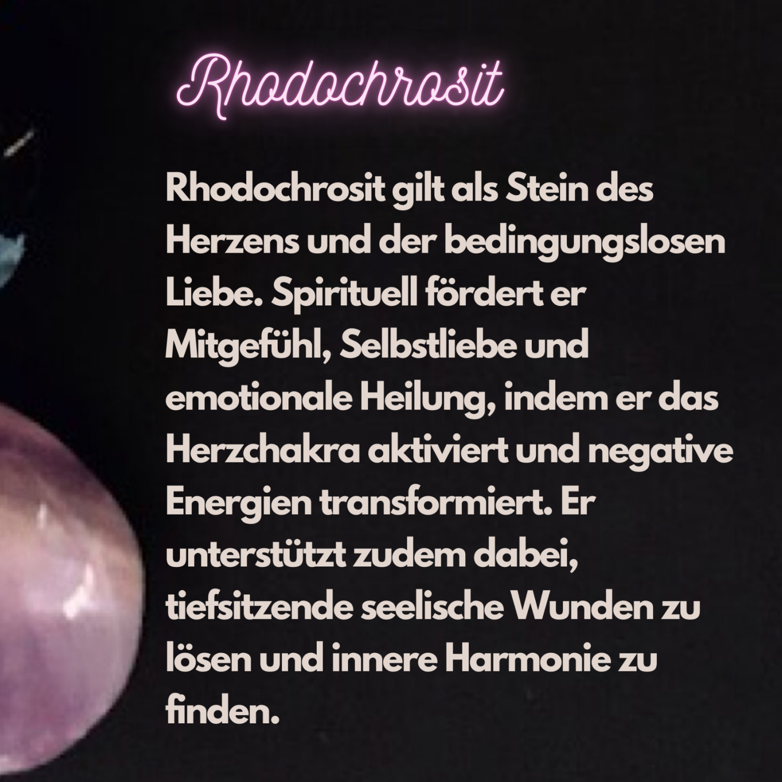 Rhodochrosit Anhänger, Edelsteinschmuck, Heilsteinschmuck, Kettenanhänger, spirituelle Geschenke 6