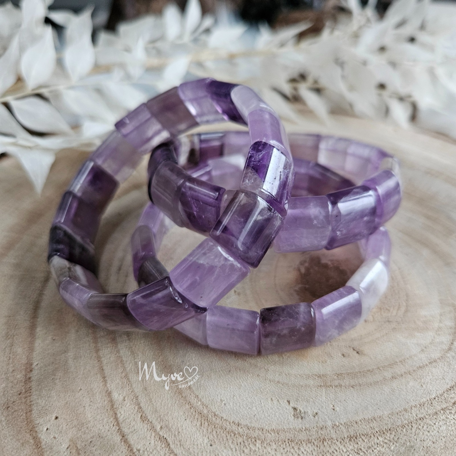 Breites Amethyst Armband, Edelsteinschmuck, Heilsteinschmuck, Damenarmband, spirituelle Geschenke,