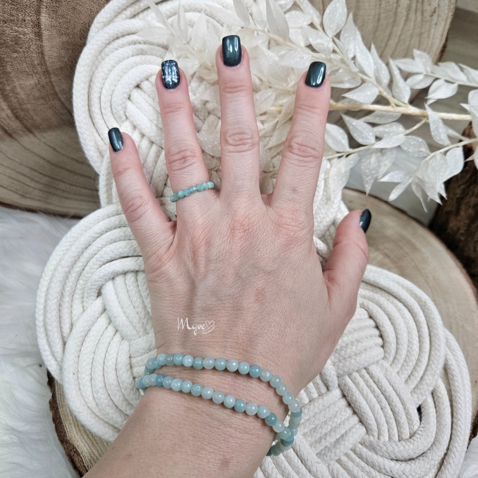 Edelstein Stretchringe, Boho Schmuck, Edelsteinschmuck, 22