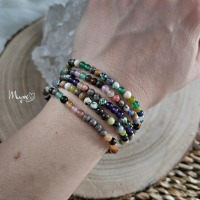 Mix Stein Armband, Edelsteinschmuck, Heilsteinschmuck, Damenarmband, spirituelle Geschenke,