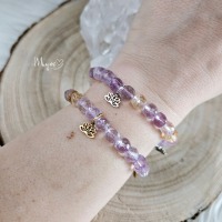 Ametrin Armband, Edelsteinschmuck, Heilsteinschmuck, Damenarmband, spirituelle Geschenke, Esoterik