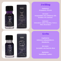 Sternzeichen Aromaöl, spirituelle Geschenke, Aromatherapie, Parfümöl 5