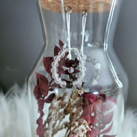 Stretchring Flower Bottle , Blumen in der Flasche, spirituelle Geschenke, Blumengeschenke, Schmuck