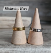 Verstellbarer Wunschgravur Ring Silber und Gold, Schmuck, Damenring, individuelle Ringe,