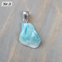 Larimar Kettenanhänger, Edelsteinschmuck, Heilsteinschmuck, Edelstein Kettenanhänger, spirituelle