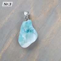 Larimar Kettenanhänger, Edelsteinschmuck, Heilsteinschmuck, Edelstein Kettenanhänger, spirituelle