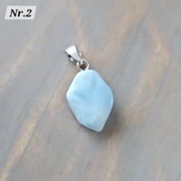 Larimar Kettenanhänger, Edelsteinschmuck, Heilsteinschmuck, Edelstein Kettenanhänger, spirituelle