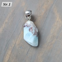 Larimar Kettenanhänger, Edelsteinschmuck, Heilsteinschmuck, Edelstein Kettenanhänger, spirituelle