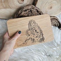 Frühstücksbrettchen, Lasergravur Geschenke, graviertes Holzbrett 3