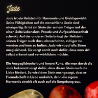 Makramee Brillenkette mit Jade Edelsteinen, Schmuck Accessoires, Spiritueller Schmuck im Boho Stil 1