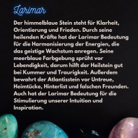 Larimar Kettenanhänger, Edelsteinschmuck, Heilsteinschmuck, Edelstein Kettenanhänger, spirituelle