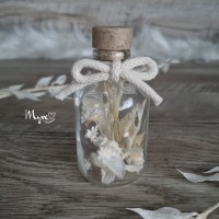 Kleine Flower Bottle mit Schleife, Blumen in der Flasche, Blumengeschenke 4