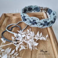 Makramee Halsband, Hundehalsband im Boho Stil, Geschenke für Hundeliebhaber, Hunde Accessoires 2