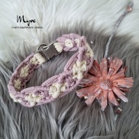 Makramee Halsband, Hundehalsband im Boho Stil, Geschenke für Hundeliebhaber, Hunde Accessoires 4