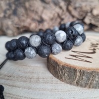 Herren Armband Makramee, Perlenarmband für Männer, Shamballa Armband 2