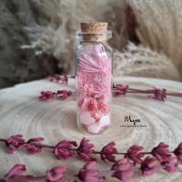 Mini Flower Bottle , Blumen in der Flasche, Blumengeschenke, Trockenblumendeko 4