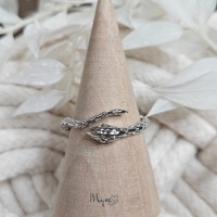 Schlangen Ring silber, spiritueller Schmuck, Damenring, Statement Ring,