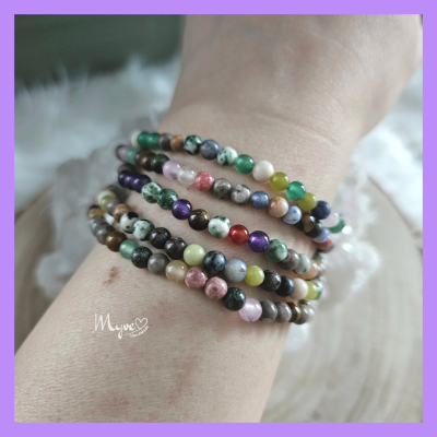 Mix Stein Armband, Edelsteinschmuck, Heilsteinschmuck, Damenarmband, spirituelle Geschenke,