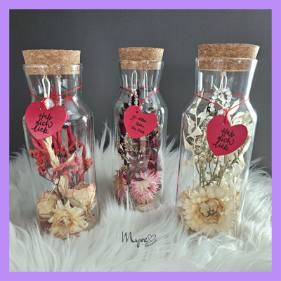 Stretchring Flower Bottle , Blumen in der Flasche, spirituelle Geschenke, Blumengeschenke, Schmuck