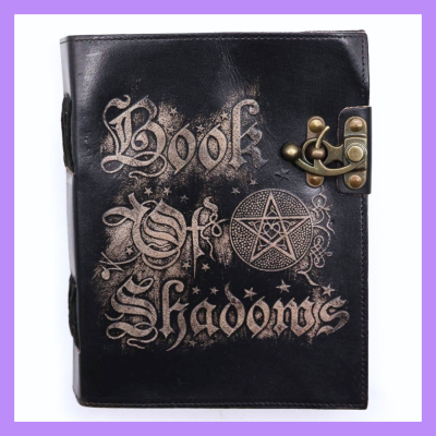 Buch der Schatten, Notizbücher Echtleder, spirituelle Bücher, Book of Shadows, Ritualnotizbuch,