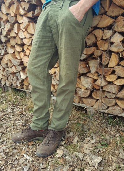 Leinenhose für Herren, Gr.S bis XXX, Cargohose Leinen, 4 mögliche Farben,