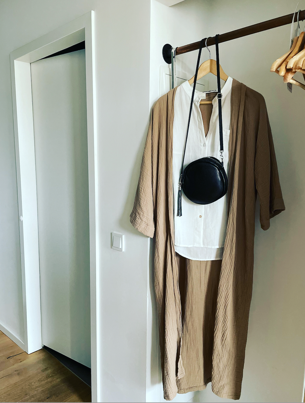 Ready to ship: Kimono Mantel MAXI Gr. XXL mit Taschen und Gürtel