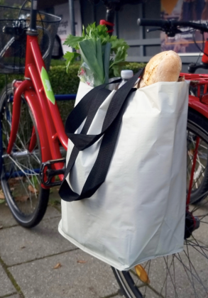 Shopper // Fahrradtasche - Lichtgrau