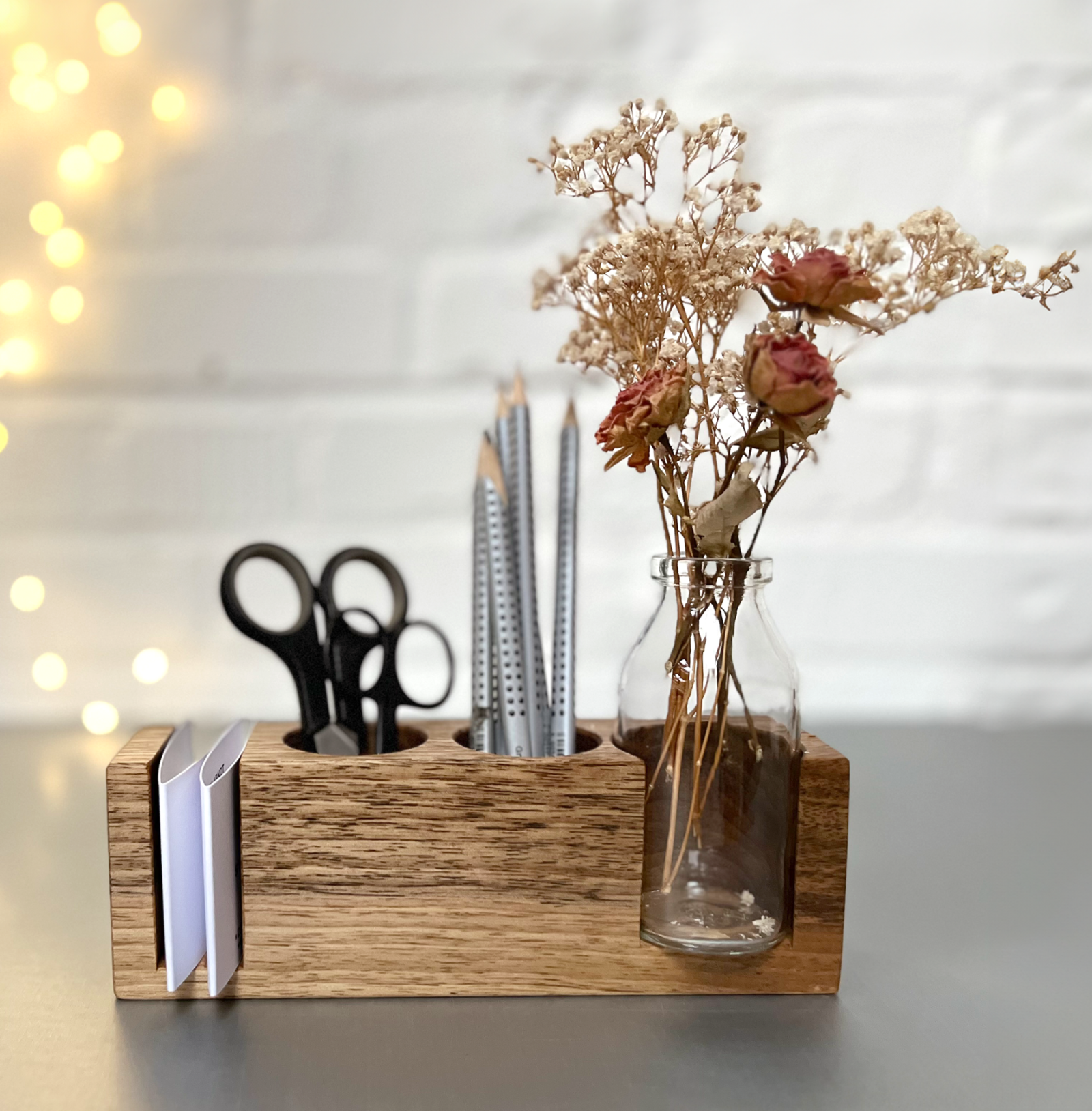 zero waste Stiftehalter aus heimischen Hölzern, Büro, Schreibtisch Organizer, Homeoffice, Vase