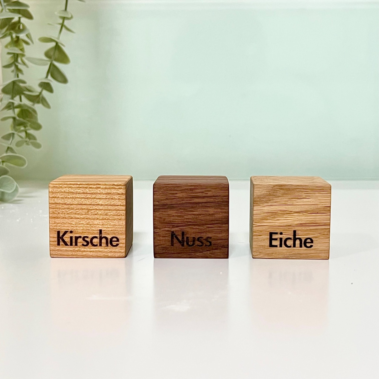 personalisierter Stiftehalter aus Eiche, Büro, Schreibtisch Organizer, Homeoffice, Vase für