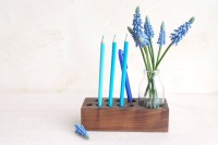 Stifthalter mit Blumenvase, Aufbewahrung Stifte