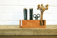 Stifthalter mit Vase und Zettelhalter,Aufbewahrung 3