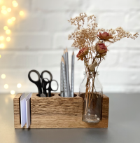 zero waste Stiftehalter aus heimischen Hölzern, Büro, Schreibtisch Organizer, Homeoffice, Vase