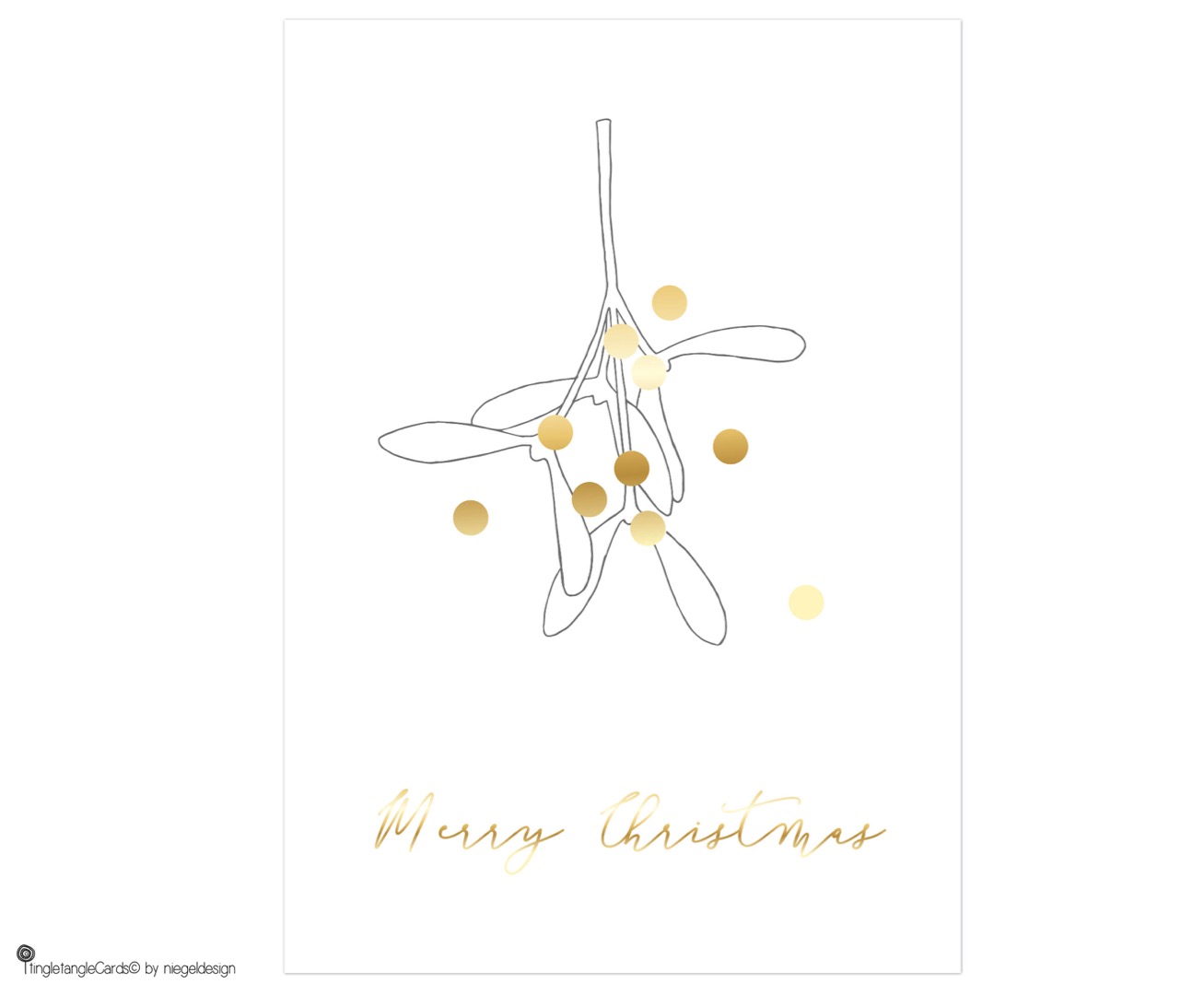 Mistelzweig - Christmas Card