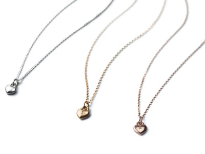 SWEETHEART - Individualisierte Halskette Herzanhänger mit Buchstabe und Kette 925/935er Silber Silber vergoldet/plattiert