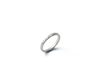 PETIT - Handgefertigter Ring aus 925er Silber, mit Wunschtext