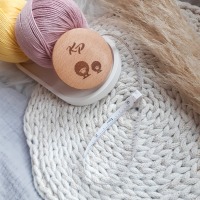 Knitpro: Maßband rund aus Buchenholz 2