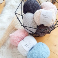 Rico Design: Baby Teddy aran flauschige Wolle zum Häkeln 2