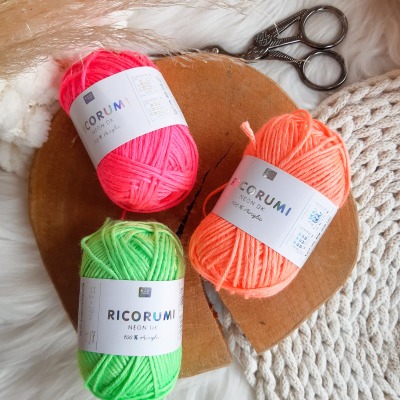 Creative Ricorumi neon dk: Neon-Wolle für Amigurumi - Wolle in Neonfarben für deine Häkeltiere