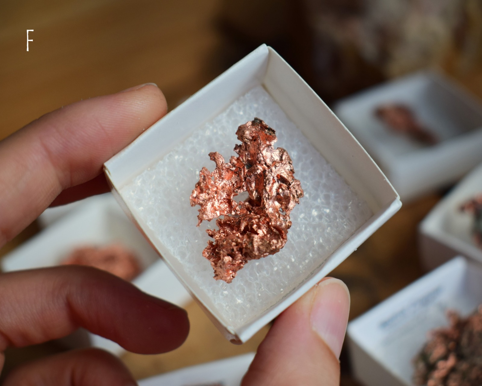 gediegene Kupfer Stufen - Kupfer in natürlicher Form als Mineral 8