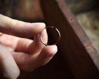 offener Ring aus reinem Kupfer 8
