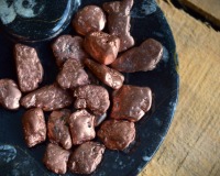 reine Kupfer Nuggets 3 Stück - natürliches Kupfer als Mineral 6