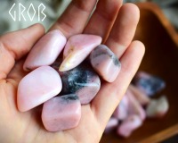 rosa Anden Opal Trommelsteine aus Peru - Pinkopal 3