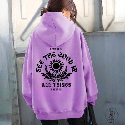 Hoodie See the Good in all things - Hoodie mit Back Print