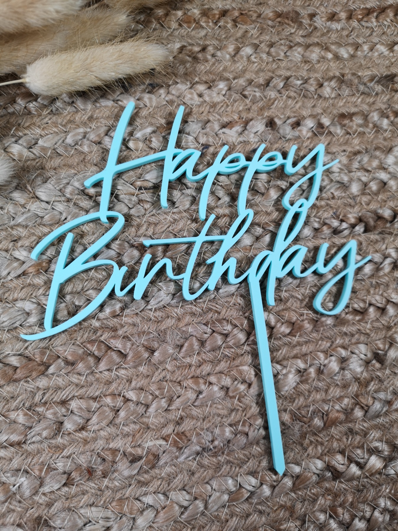 Cake Topper Happy Birthday - verschiedene Farben wählbar 3
