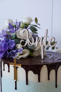 Cake Topper Name für die Geburtstagstorte 3