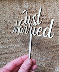 Cake Topper Just Married 5