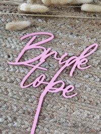 Cake Topper Bride to be aus Acryl oder Holz 4