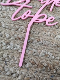 Cake Topper Bride to be aus Acryl oder Holz 3