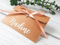 Gutscheinverpackung für Gutscheinkarte, Geld, Wunschbox, Geldgeschenk / Geburtstag mit Namen -